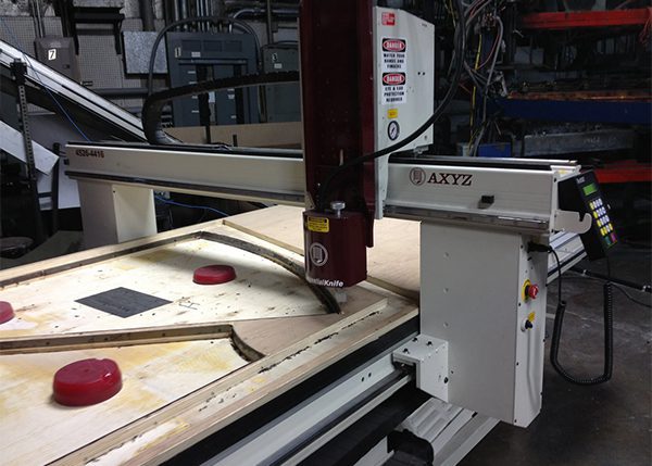 Tooling machine in action