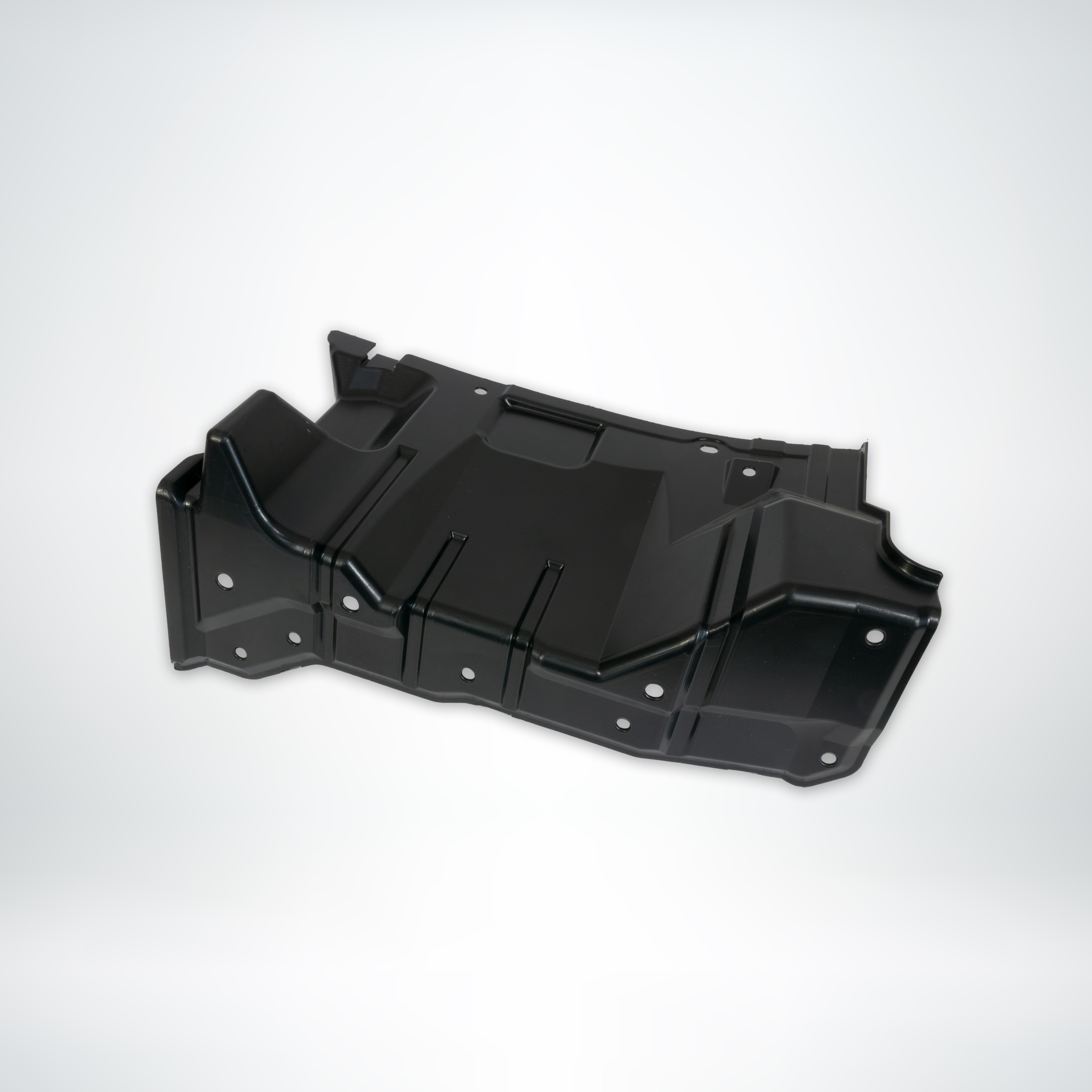 Black Automotive Engine Cover