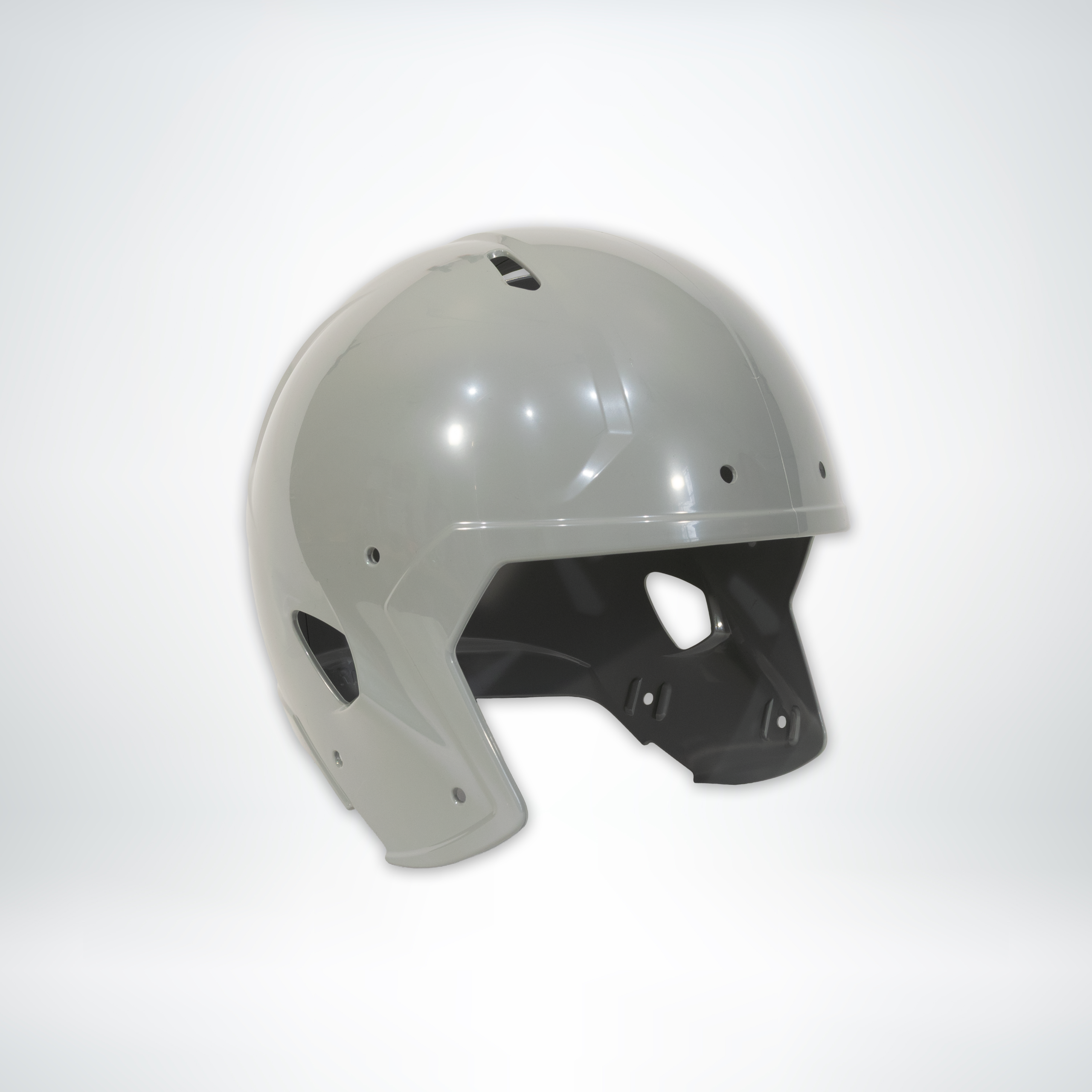Gray Football Helmet