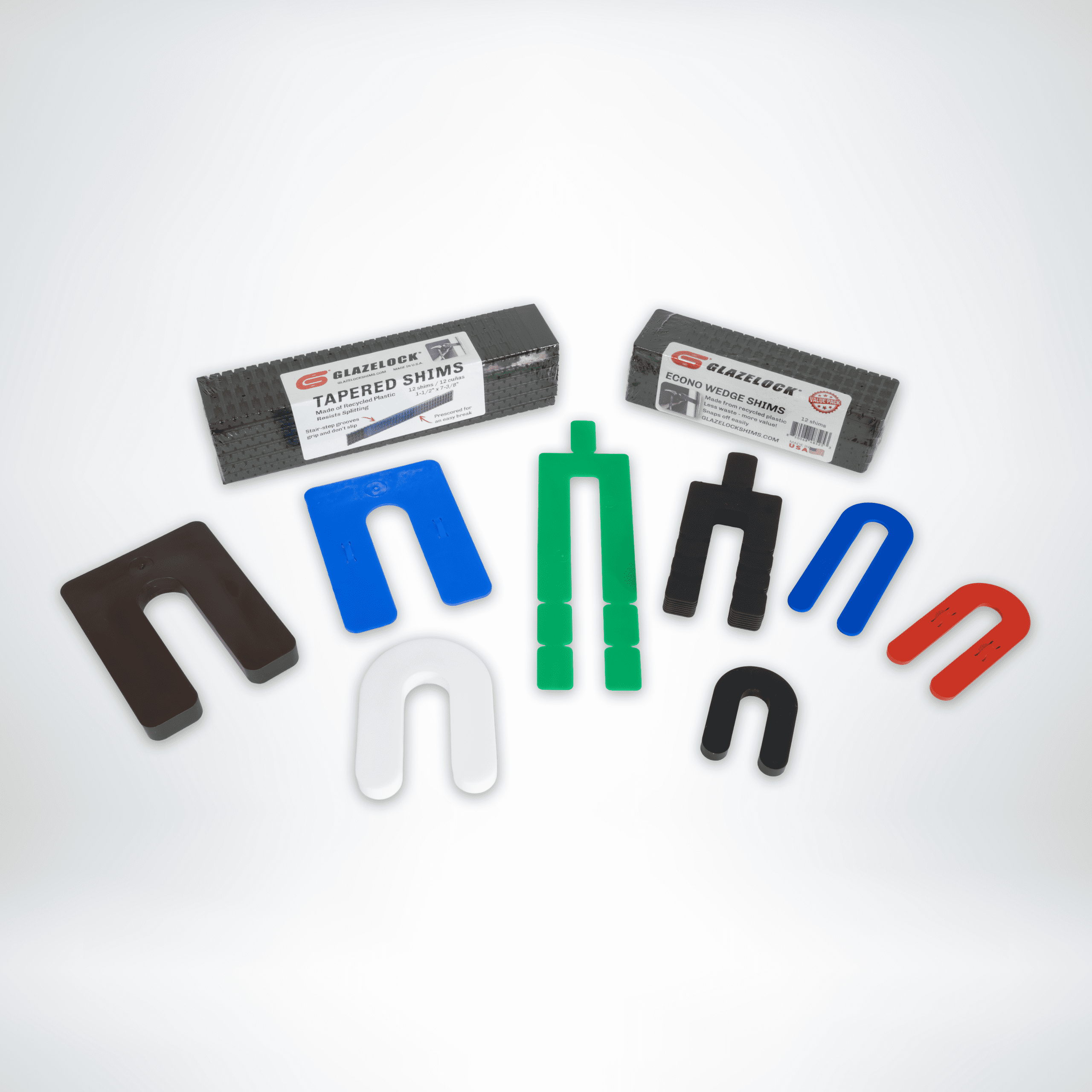 Multicolor Window and Door Shims